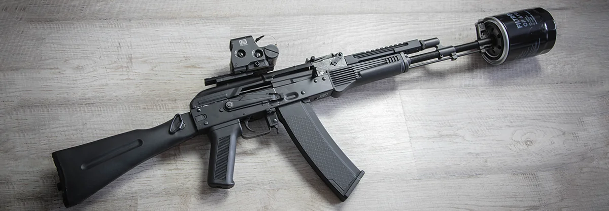 How to make a silencer for an airsoft gun from car filter